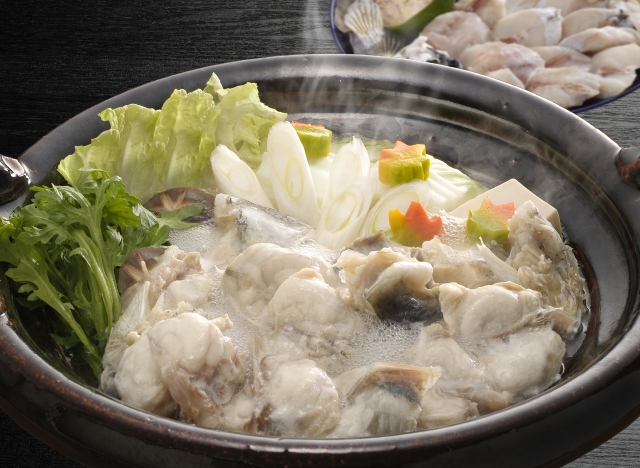 Hot-pot of Fugu, "Fugu-chiri"