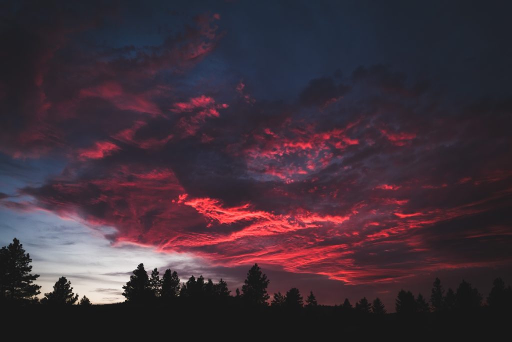 sunset cloud