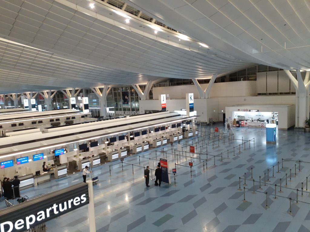 Haneda Airport in March 2020